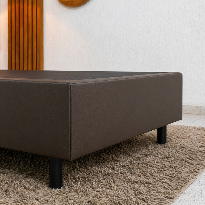 Colchão Solteiro Eiffel Molas Ensacadas Rosa Anjos + Box Solteiro Korino Marrom Ortobel 88x188x63 | Suporta até 130kg - Imagem 20