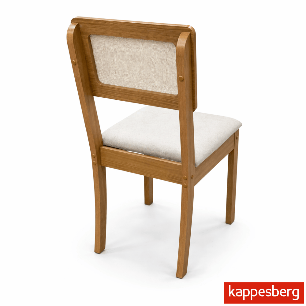 Caixa C/ 2 Cadeiras Gardeni Canela MDF - Kappesberg - Imagem 3