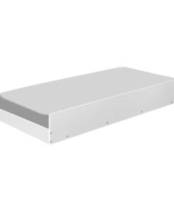 OUTLET - Cama Auxiliar Barcelona Branco 91x188x29 Tebarrot