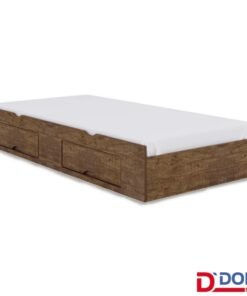 Cama Auxiliar Solteiro 2 Gavetas Ypê 93x188x33 - D Doro