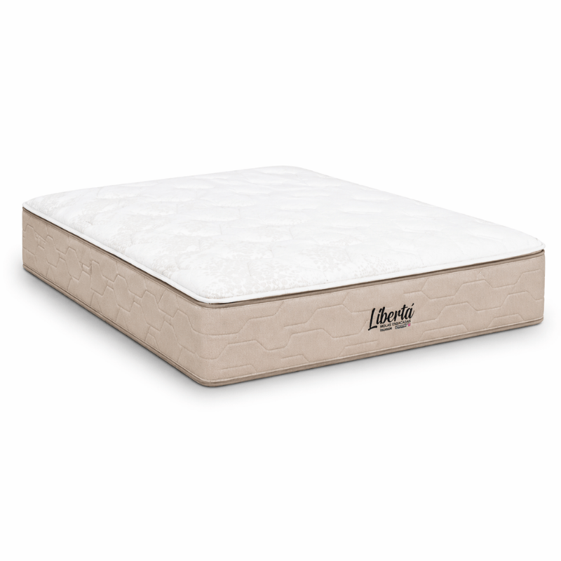 Colchão Casal Libertá Molas Ensacadas Inovaflex + Base Box Baú Casal Prime Confort Corino Palha Blindado Issacar 138x188x77 | Suporta até 120kg - Imagem 9