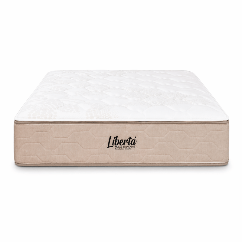Colchão Casal Libertá Molas Ensacadas Inovaflex + Base Box Baú Casal Prime Confort Corino Palha Blindado Issacar 138x188x77 | Suporta até 120kg - Imagem 11