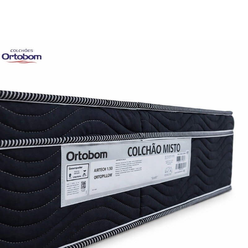 Colchão Casal Ortopédico Airtech 150 Ortopillow 138x188x28 Ortobom D45 | Suporta até 240kg - Imagem 3