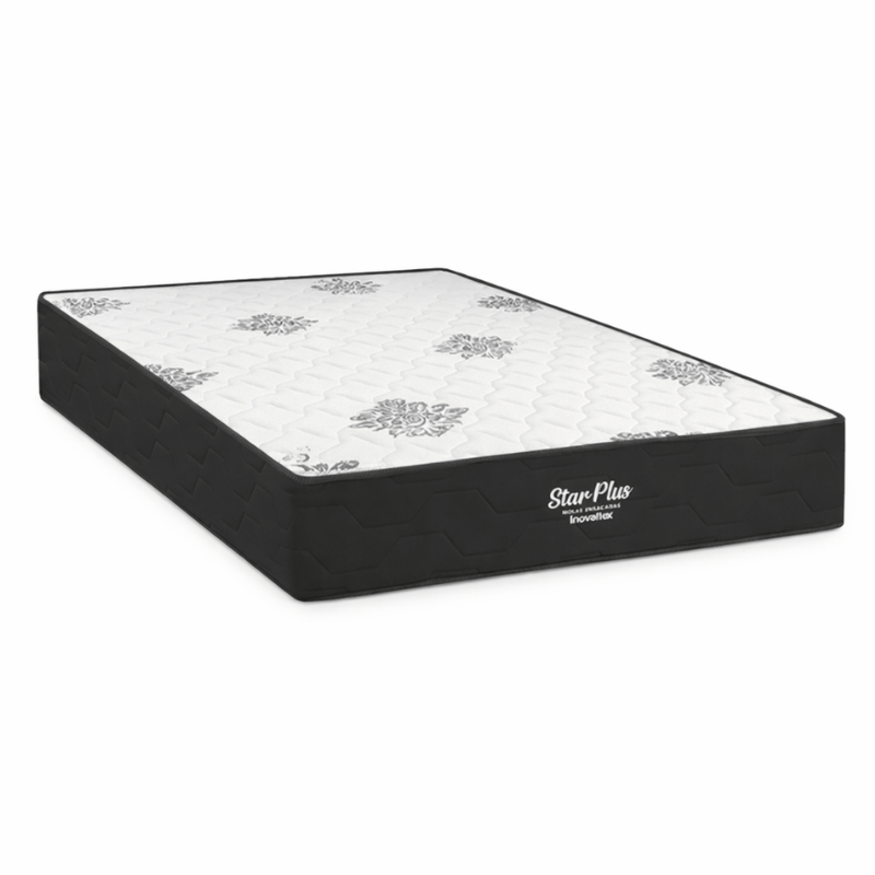 Colchão Casal Star Plus 138x188x25 Molas Ensacadas Pocket - Inovaflex | Suporta até 120kg