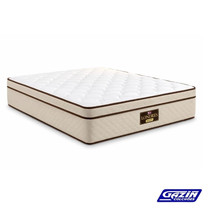 Colchão Queen Londres 158x198x32 Molas BlueWave - Gazin | Suporta até 240kg