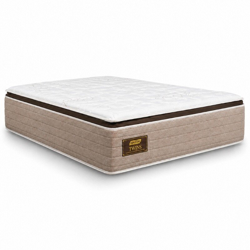 Colchão Queen Twins 158x198x34 Molas BlueWave - Gazin | Suporta até 290kg