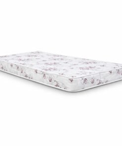 Colchão Solteiro Soffie Lotus 88x188x12 D20 Branco Det. Vermelho - Nosso Sonho