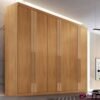Guarda-roupa Casal Lucca Premium Nature 6 Portas 6 Gavetas Larg. 2.73m 100% MDF Rufato