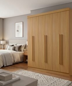 Roupeiro Monte Carlo 6 Portas Cinamomo Larg. 2.32m - D Doro