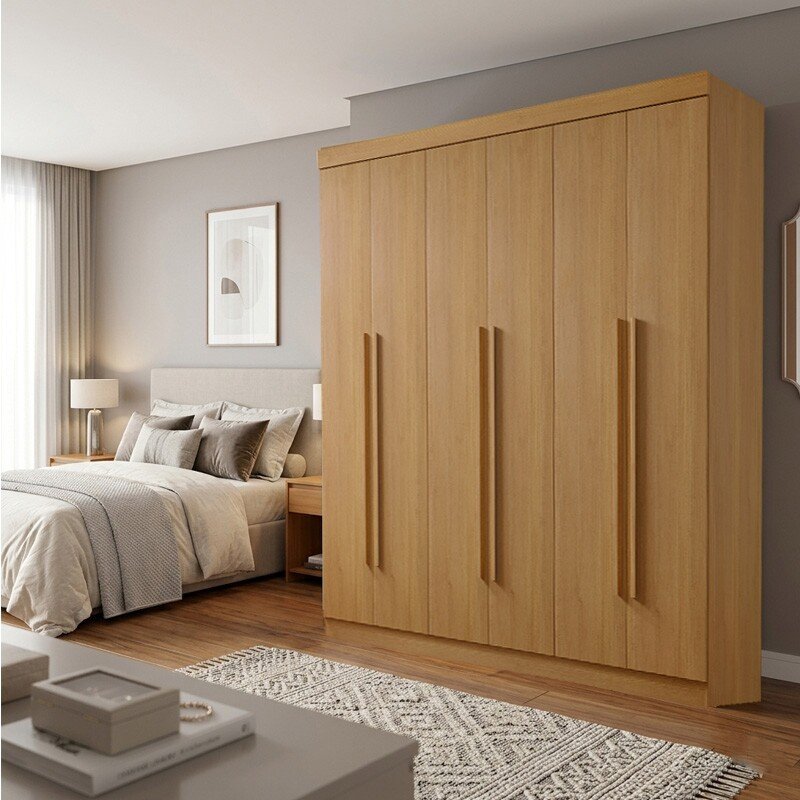 Roupeiro Monte Carlo 6 Portas Cinamomo Larg. 2.32m - D Doro