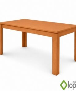 Mesa Athenas 180x90 Amêndoa Clean Tampo Maciço - Móveis Lopas