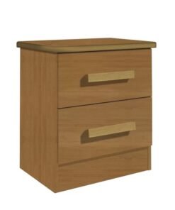 Mesa de Cabeceira New Athos 2 Gavetas Cinamomo Larg. 0.50m - D Doro