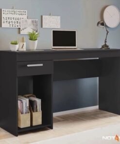 Mesa Office NT 2070 Larg. 1.08m Preto 1 Gaveta Notável