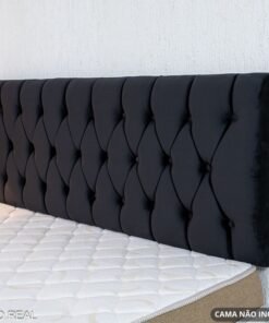Painel Casal 1.40 Lavínia Veludo Preto