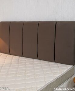 Painel Casal 1.40 Roma Veludo Marrom