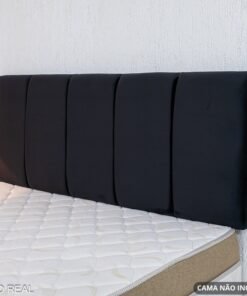 OUTLET - Painel Casal 1.40 Roma Veludo Preto