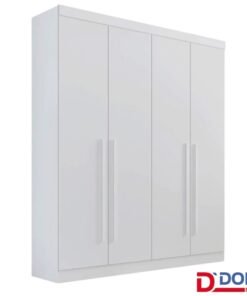 Roupeiro Da Vinci Plus 4 Portas Branco Larg. 1.85m - D Doro