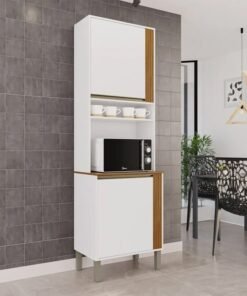 Torre Quente Cozinha Pérola Branco/Cinamomo - Sallêto