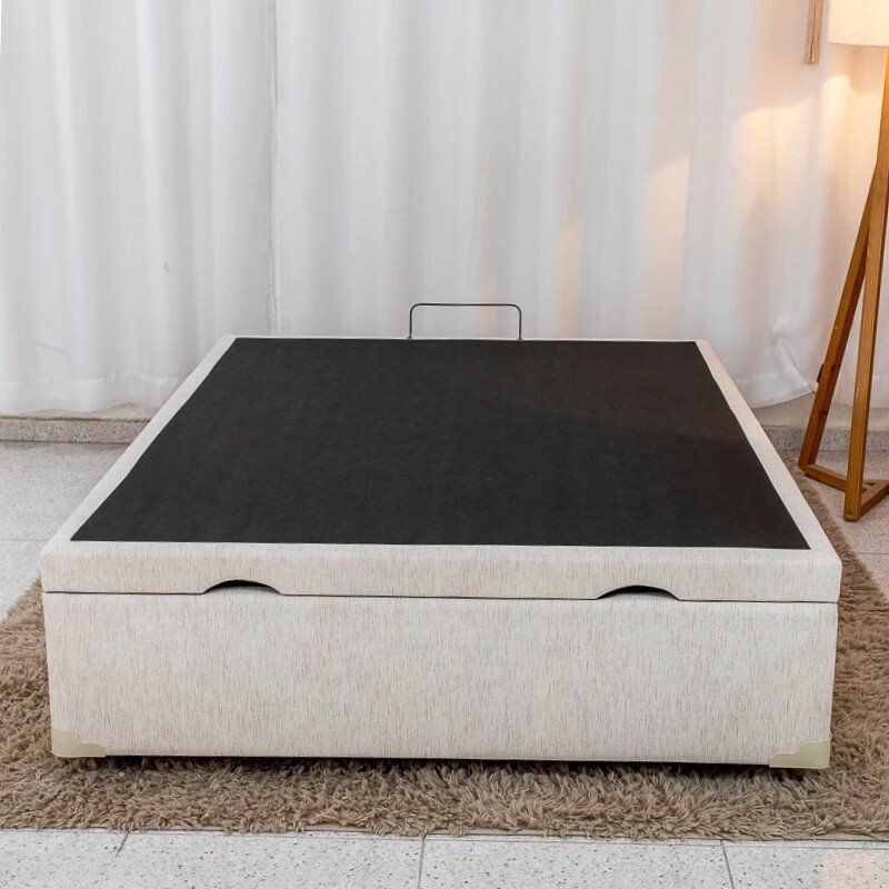 Colchão Casal Due Molas Ensacadas - Viero + Base Box Baú Casal Prime Confort Corino Palha Blindado - Issacar 138x188x71 | Suporta até 240kg - Imagem 11