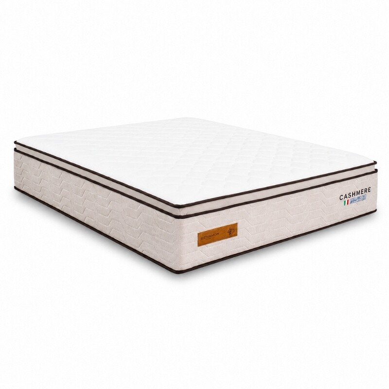 Colchão Queen Cashmere Prime 158x198x35 Molas Ensacadas Bianchi Colchões | Suporta até 400kg