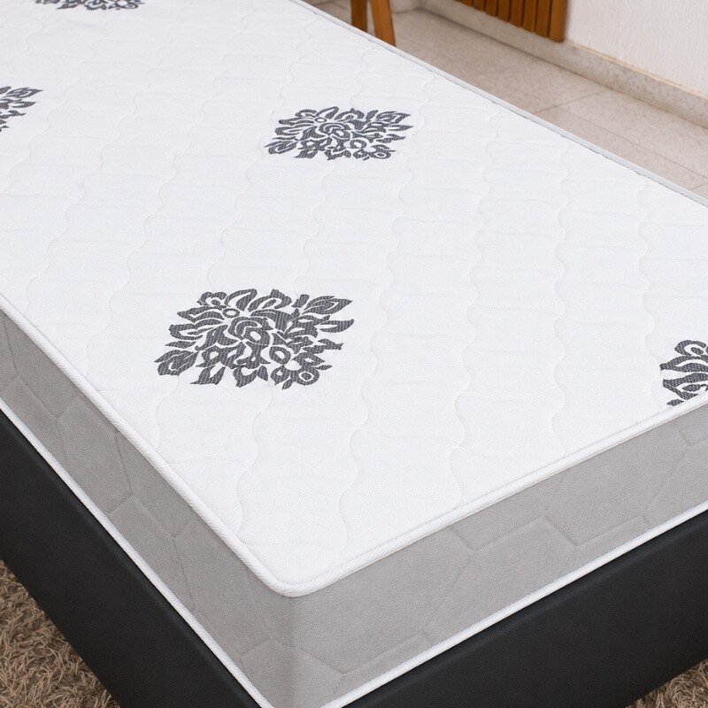 Colchão Solteiro Confort Premium Ortopédico D28 - Inovaflex + Box Solt. Korino Preto Ortobel - 88x188x55 | Suporta até 120kg - Imagem 4