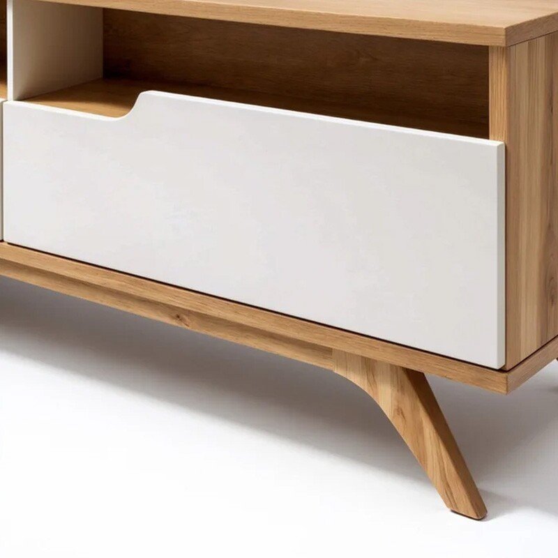 Home Theater Diplomata Cinamomo/Off White Larg. 2.00m para TV até 60'' - Valdemóveis - Imagem 8