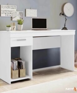 Mesa Office NT 2070 Larg. 1.08m Branco 1 Gaveta Notável