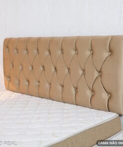 Painel Casal 1.40 Lavínia Veludo Bege