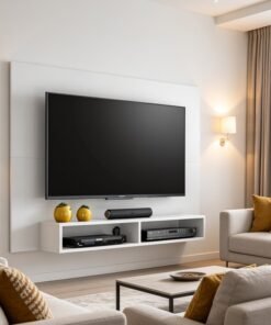 Painel Eros Larg. 1.20m Branco para TVs até 43 Polegadas - Notável